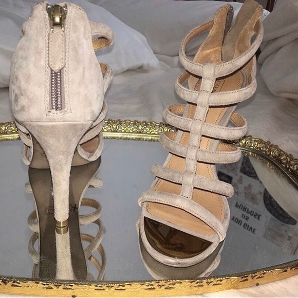 COACH high heels π  beige size 7.5 π€ - Picture 1 of 2